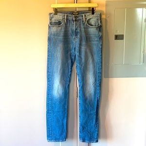 Slim Fit Button Fly Jeans Made in USA